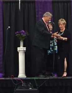 SGMA Convention 2016-Patsy receiving Femaile Soloist of the Year Award